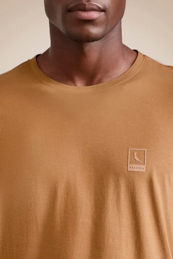 Camiseta Pima Est Pica Pau Polaroid Ocre - M