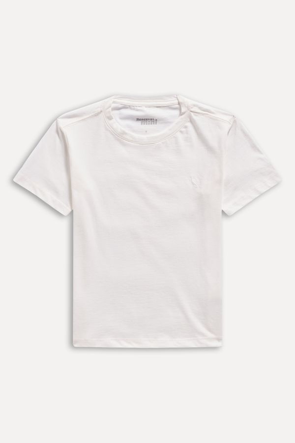 Camiseta Mini Organic Blu I Off White - 18