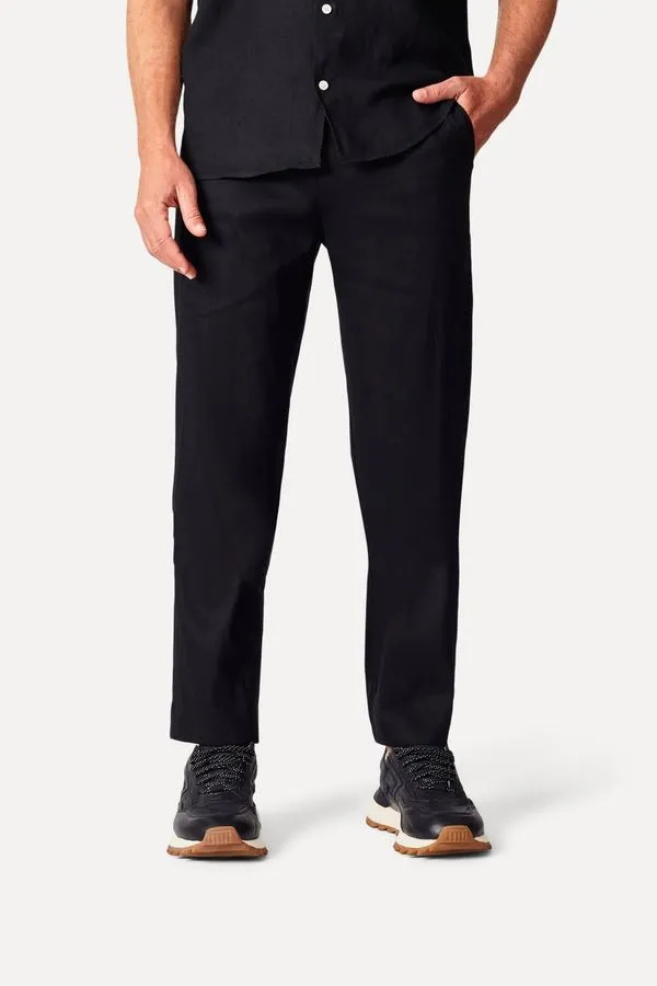 Calca Casual Linen Tech Preto - Gg