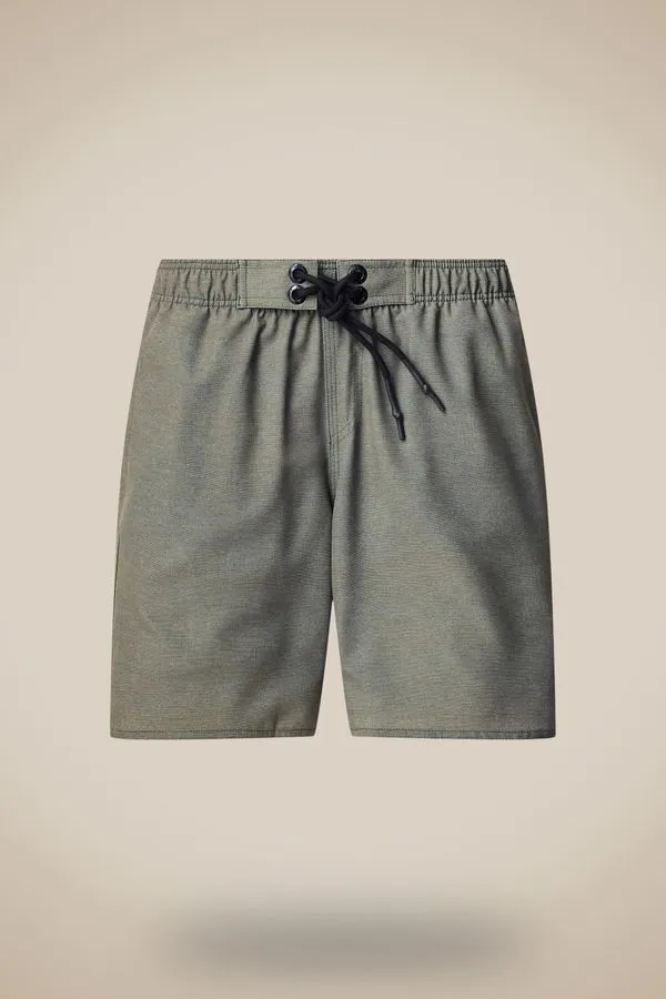 Boardshort Mini Textura In Militar - 14