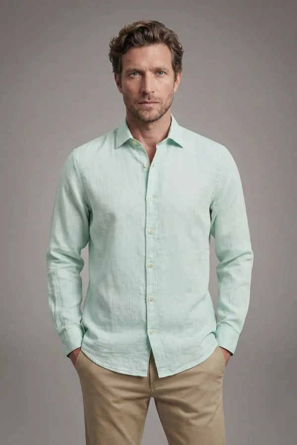 Camisa Ml Tiago Verde Claro - Ggg