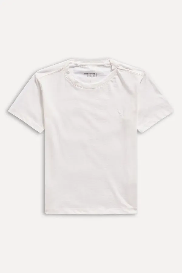 Camiseta Mini Organic Blu I Off White - 10