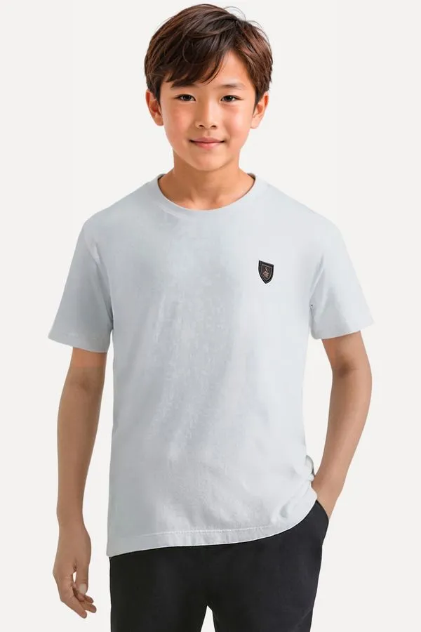 Camiseta Mc Mini Escudo Fla Branco - 18