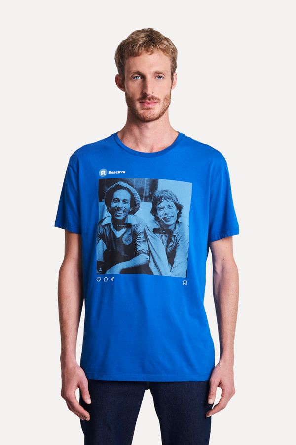Camiseta Estampada Marley E Eu Azul Royal - P