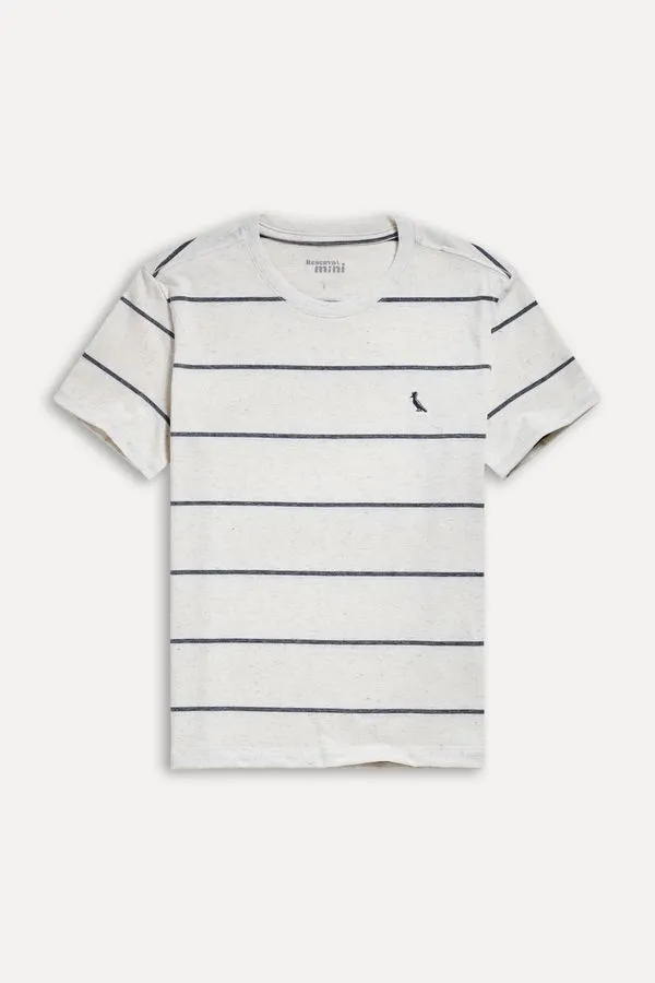 Camiseta Mini Listra Sol Ii Cinza Mescla - 12
