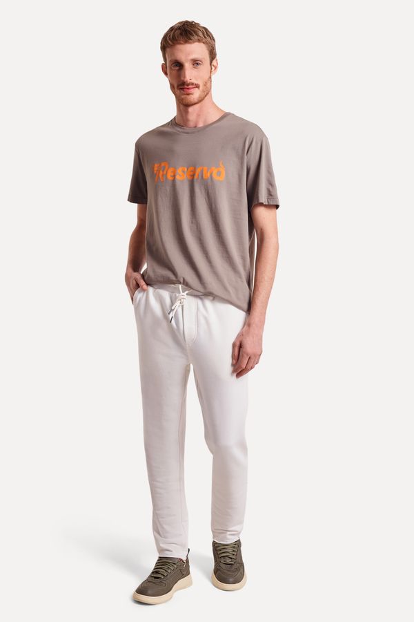 Calca Moletom Basica New Off White - M