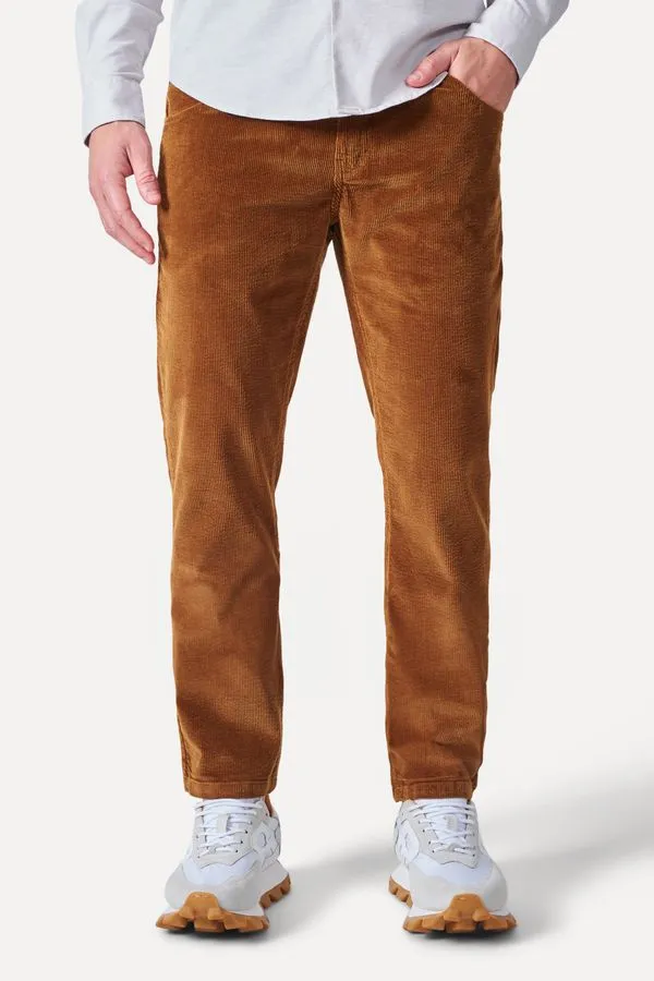 Calca Slim Cotele Khaki Escuro - 40