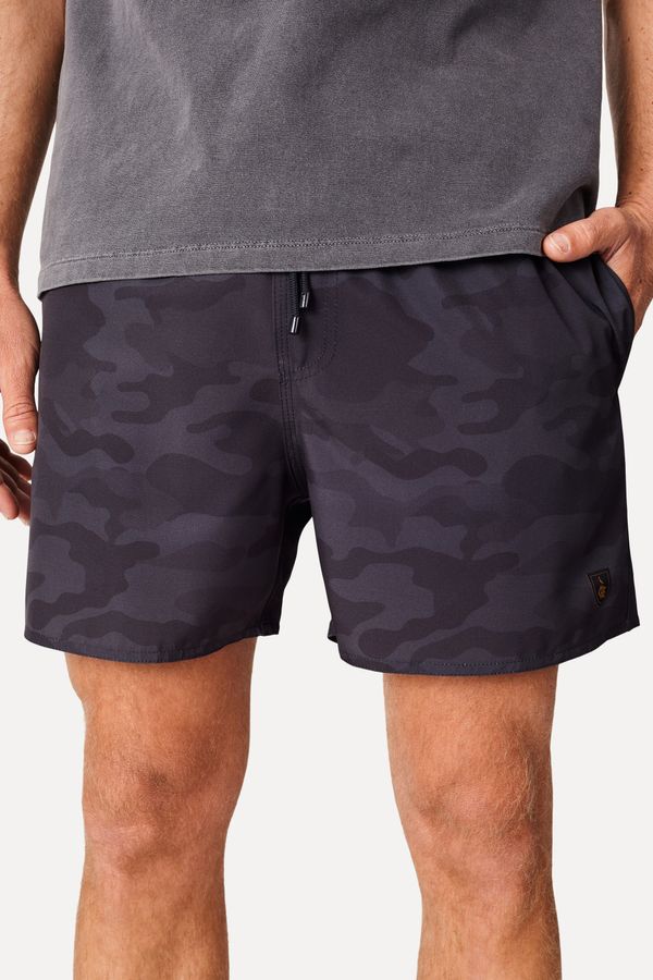 Short Praia Estampado Camuflado Fla Preto - Ggg
