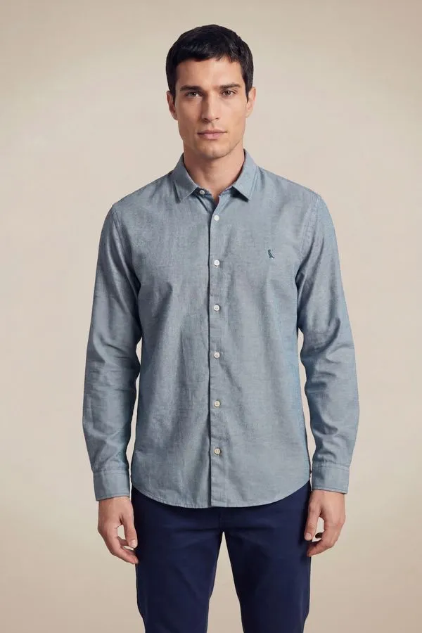Camisa Ml Lucas Henrique Azul Jeans - P