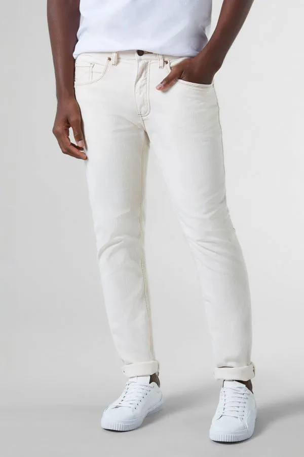 Calça Jeans Lee White Off White - 46