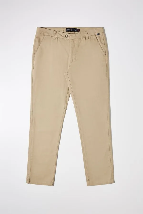 Calça Sarja Alfaiataria Cos Transpassado Khaki - 48