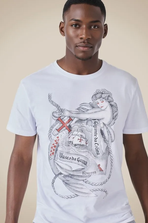 Camiseta Estampada Mermaid Branco - Ggg