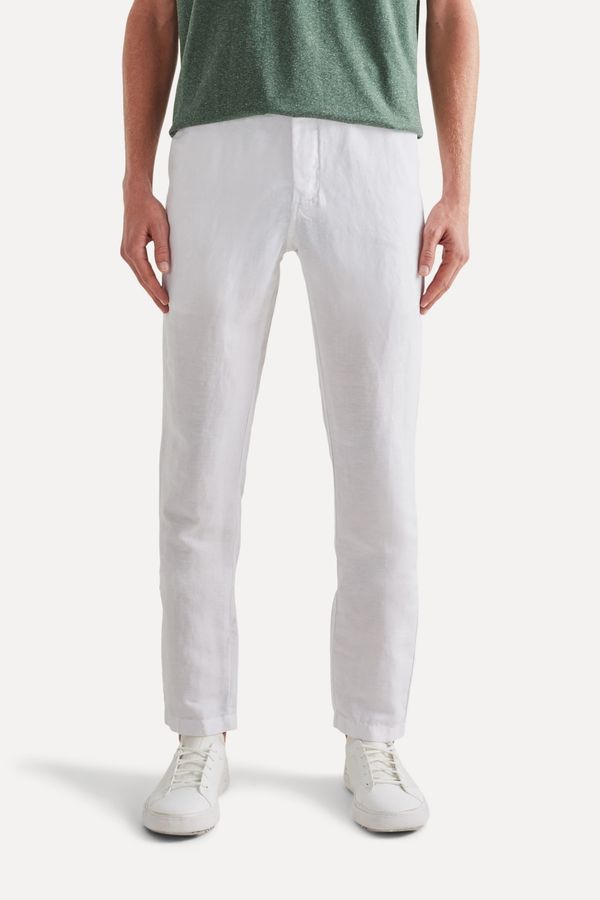 Calca Eco Linen Branco - 48