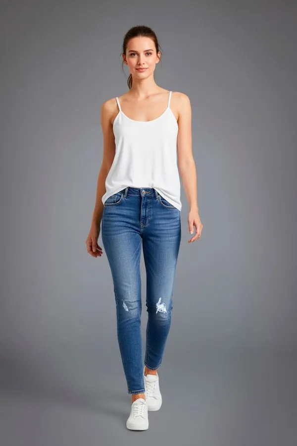 Calca Jeans Skinny Nick High Blue U Indigo - 40