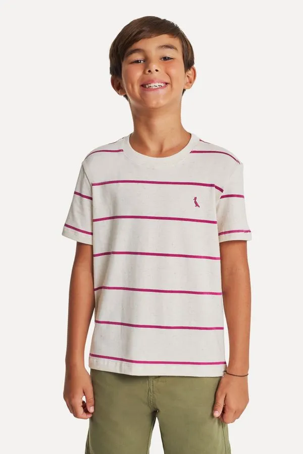 Camiseta Mini Linho Sol Fucsia - 02