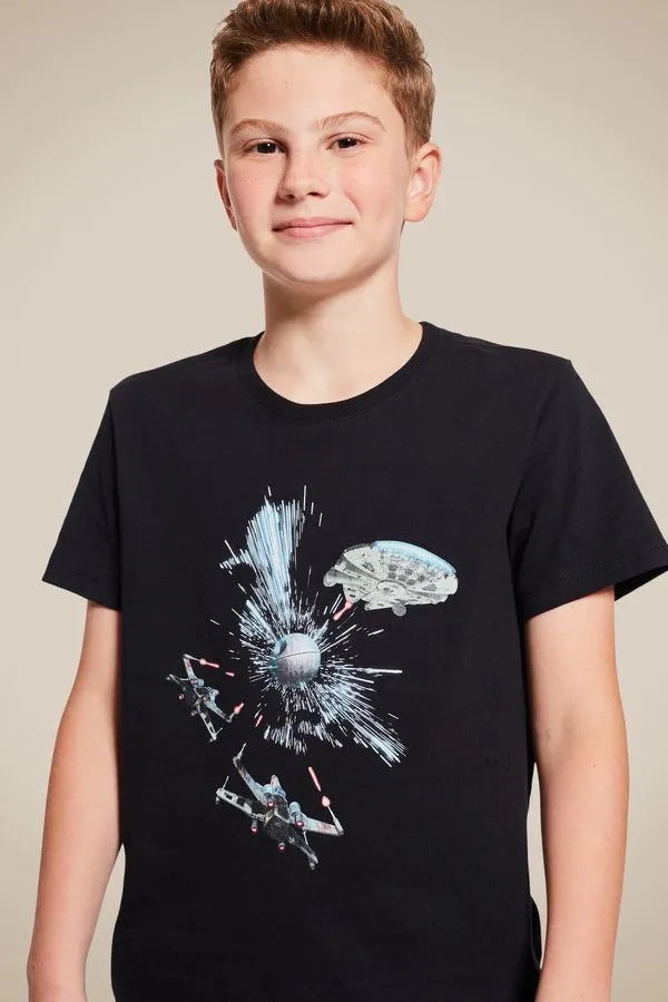 Camiseta Mini Est Alianca Rebelde Preto - 14