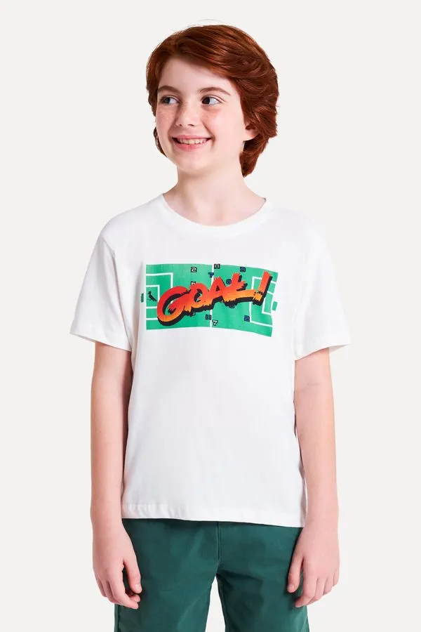 Camiseta Mini Rsv Goal Off White - 12
