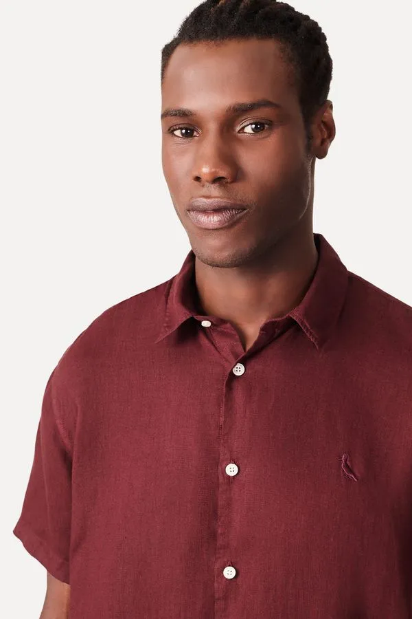 Camisa Mc Linho Vinho - G