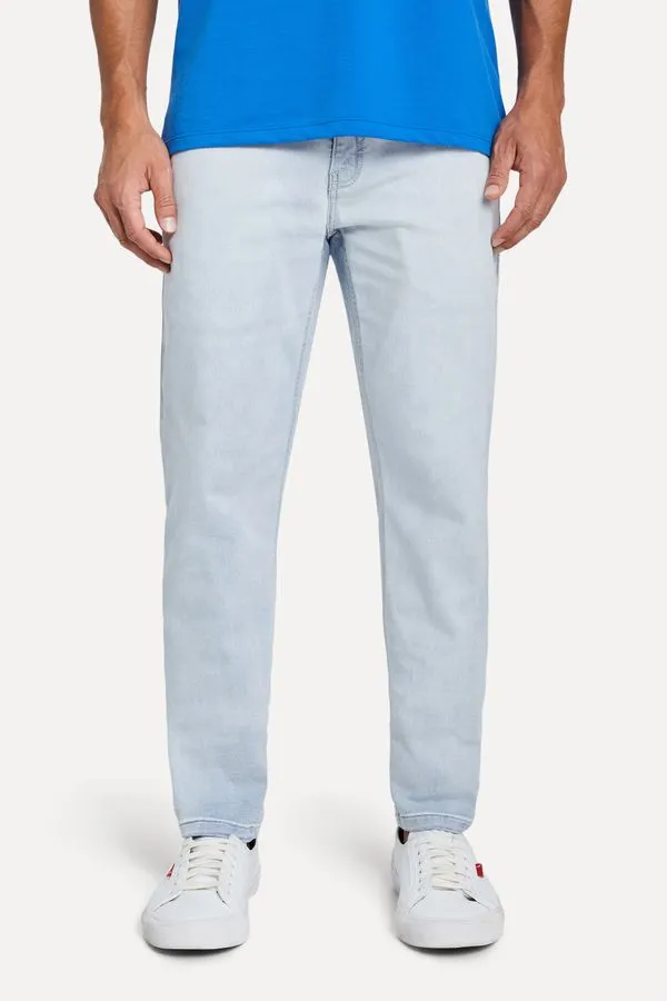 Calca Jeans Skinny Moletom Super Wash Indigo - 46