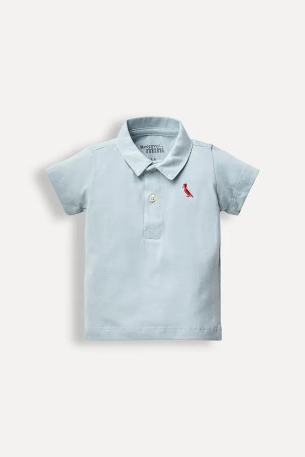 Polo Mc Bb Basica Atc Azul Tech - M