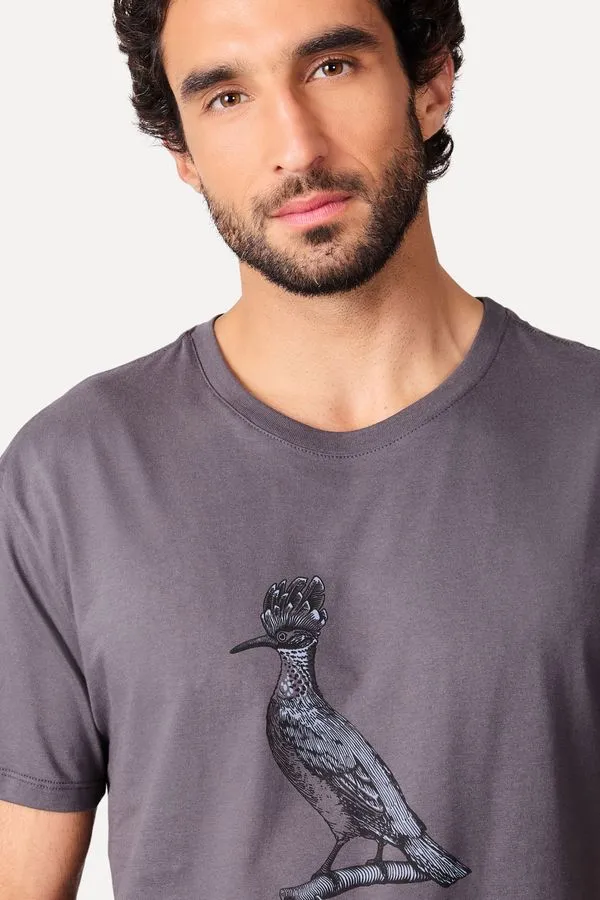 Camiseta Estampa Pica Pau Westerm Fuligem - G