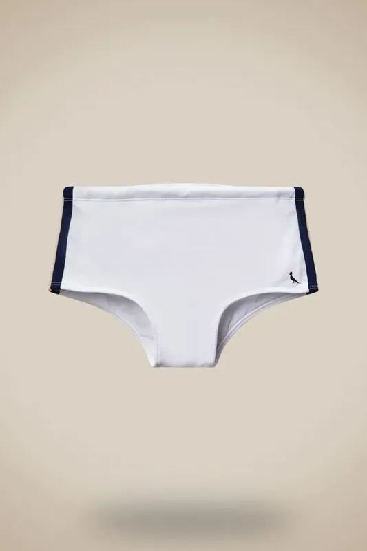Sunga Lisa Galao Lateral Branco - Gg