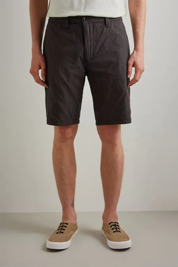 Bermuda Dupla Face Listra Black Khaki - 42