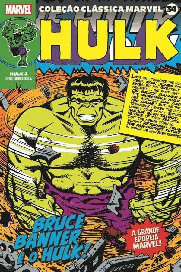 Coleção Clássica Marvel Vol. 34 - Hulk Vol. 3