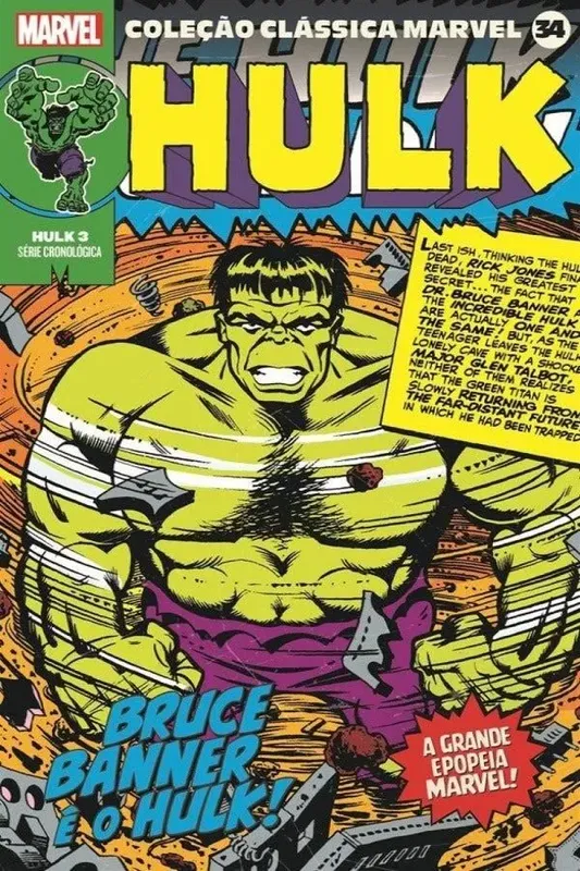 Coleção Clássica Marvel Vol. 34 - Hulk Vol. 3