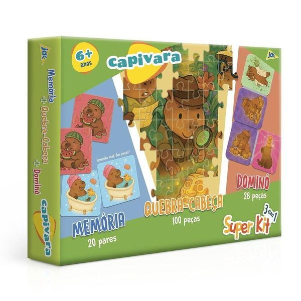 Jogo Educativo - Super Kit - Capivara - Toyster