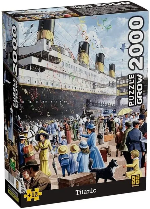 Quebra Cabeça Titanic 2000 Peças Grow 04212