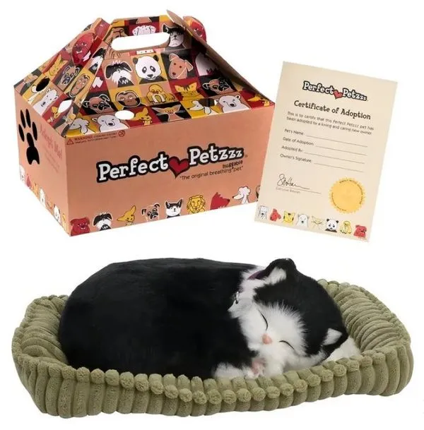 PELUCIA AFETIVA GATO PRETO E BRANCO PERFECT PETEZZZ - IMEX