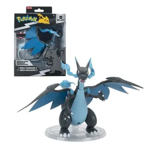 Boneco Pokémon Mega Charizard X 15cm Articulado Trainer Team Series Sunny