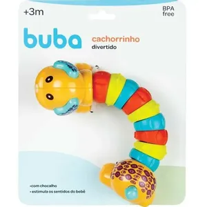 Cachorrinho Divertido Com Chocalho E Mordedor Buba 13605
