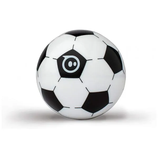 Mini Soccer Bola Robô Programável com Aplicativo, Recarregável USB Educacional a partir de 8 anos, SPHERO M001SRW, Preto 110v