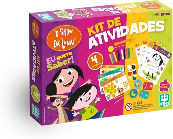 KIT DE ATIVIDADES O SHOW DA LUNA - NIG