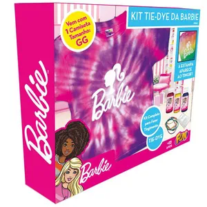 Conjunto De Atividades - Art Anda Craft - Tye Dye - Barbie - Tam GG - Fun