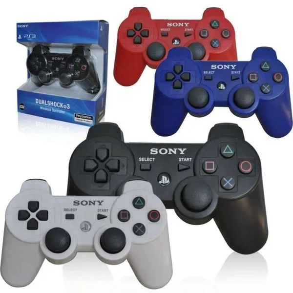 Controle joystick sem fio Sony compatível PlayStation Dualshock 3 Sixaxis
