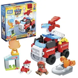 Blocos de Montar - Mattel - Mega Bloks - Patrulha Canina - Caminhão De Bombeiros do Marshall