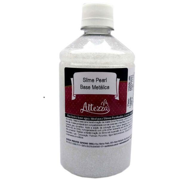 Base para Slime - 500 Gramas - Slime Pérola - Base Metálica - Reval