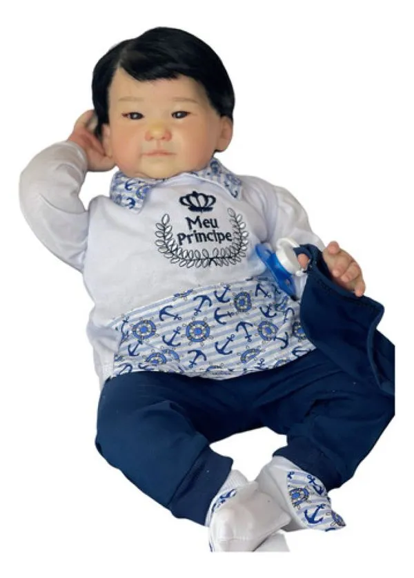Bebe Reborn Menino Realista, Toma Banho, Oriental /japonês.