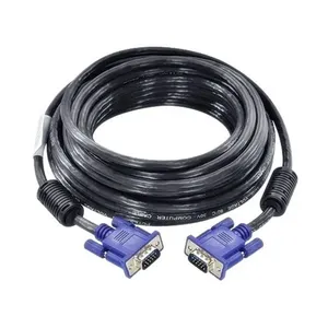 Cabo Vga 20m Monitor LCD Pc Tv Projetor 20 Metros Blindado