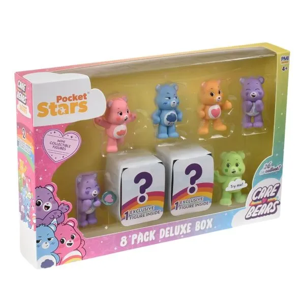 Pack 8 Mini Figuras Ursinhos Carinhosos Sunny Pocket Stars Deluxe