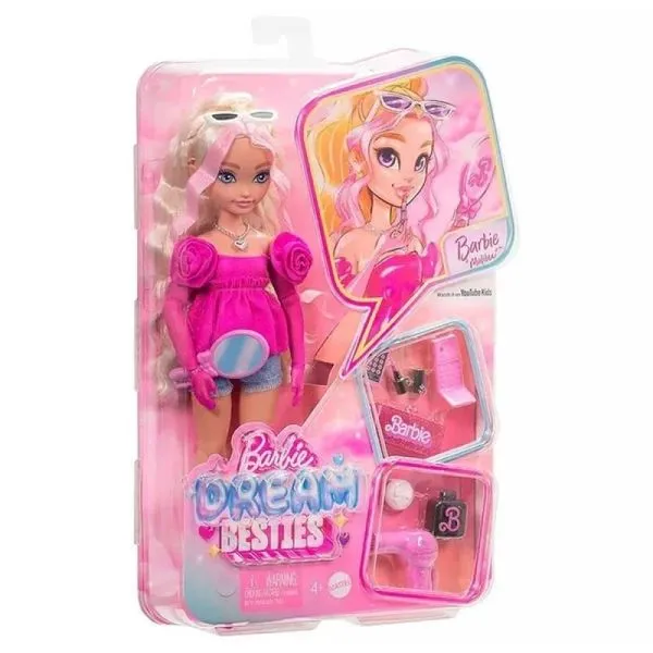 Boneca Barbie Dream Besties Malibu Maquiagem E Beleza