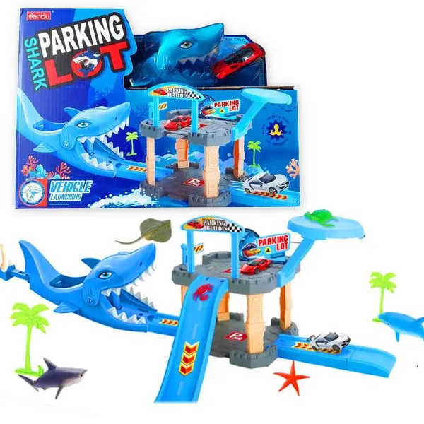 Pista Tubarão 2 andares com carrinho