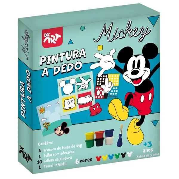 CONJUNTO PINTURA A DEDO MICKEY MOUSE PCT5 4711DAC