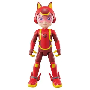 Boneco Articulado - Petronix Defenders - Matt - Com Som - Vermelho - Fun