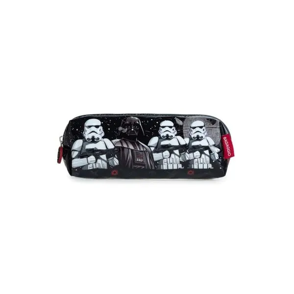 Estojo Escolar Infantil Masculino Star Wars Preto U / Preto