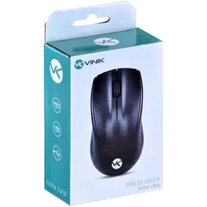 Mouse Óptico Corp 1000 DPI PRETO USB Cabo 1.8M  CM100