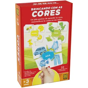 Jogo Educativo - Brincando com As Cores - Grow